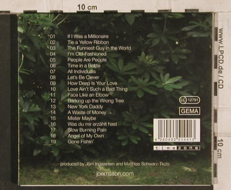 Jörnsson: Time in a Bottle, Foc, Time Zone (TZ1441), D Typ: CD Best.-Nr.: 83787 Preis: 11,50 Euro