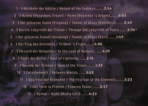 Krell,Lothar: Sinnfonie für Amphitrite, One World (2007), D, 2001 Typ: CD Best.-Nr.: 84027 Preis: 6,00 Euro