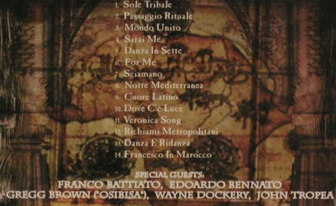 Esposito,Tony: Viaggio Tribale, Nicolosi, , 2003 Typ: CD Best.-Nr.: 84087 Preis: 7,50 Euro