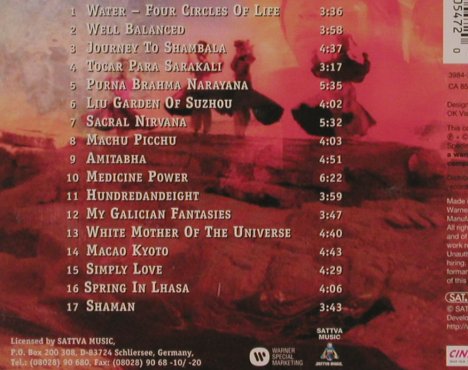 Shanti,Oliver & Friends: Circles Of Life-Best Of, 17 Tr., EW, D, 1997 Typ: CD Best.-Nr.: 84171 Preis: 7,50 Euro