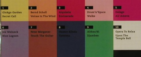 V.A.Colour & Music: Ginko Garden..Opera to Relax,10 Tr., Prudence, D, 2003 Typ: CD Best.-Nr.: 84189 Preis: 5,00 Euro