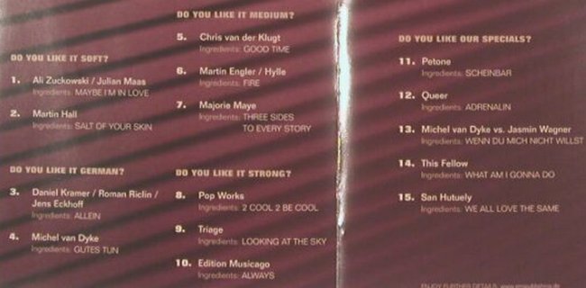 B-A+R Project: Let's Talk Music, Digi, EMI, D Typ: CD Best.-Nr.: 84218 Preis: 7,50 Euro