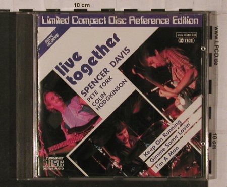 Davis,Spencer/PeteYork/C.Hodgkinson: Live Together, vg+/m-, Inak(8410 CD), D, 1984 - CD - 84287 - 10,00 Euro