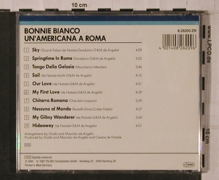 Bianco,Bonnie: Un Americana A Roma(85), Kangaroo Team(8.26209 ZR), D, 1987 - CD - 84291 - 11,50 Euro