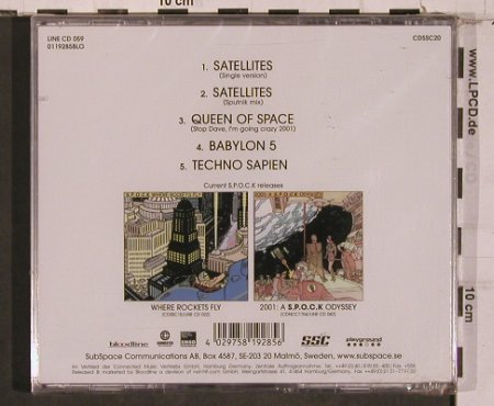 S.P.O.C.K.: Satelittes*2+3, FS-New, Bloodline, D, 2001 Typ: CD5" Best.-Nr.: 84415 Preis: 5,00 Euro