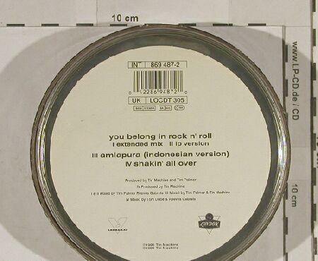 Tin Machine: You Belong In R'n'R*2+2, London (LOCDT 305), UK, 91 Typ: CD5" Best.-Nr.: 90066 Preis: 14,00 Euro