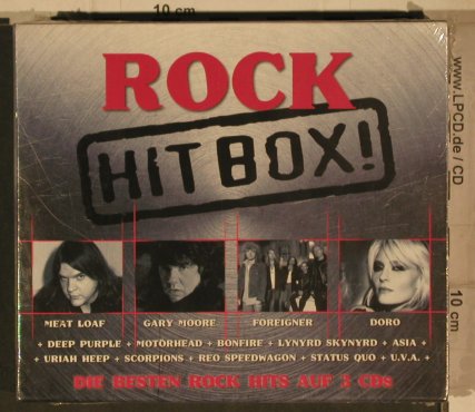 V.A.Rock Hit Box !: Meat Loaf...Dio, 49 Tr. , FS-New, BMG, EU Typ: 3CD Best.-Nr.: 90138 Preis: 10,00 Euro