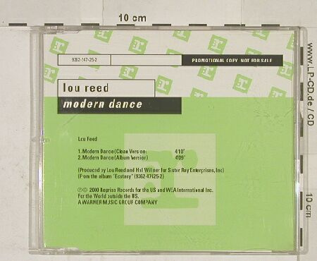 Reed,Lou: Modern Dance,clean/album,2 Tr.Promo, WB (1869), D, 96 Typ: CD5" Best.-Nr.: 90164 Preis: 4,00 Euro