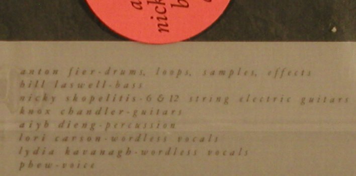 Blind Light: Absence Of Time,f.Bill Laswel, Alda 001, J, FS-new, 93 Typ: CD Best.-Nr.: 90199 Preis: 10,00 Euro