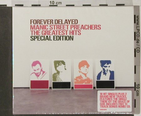 Manic Street Preachers: Forever Delated,Greatest Hits,sp.Ed, Sony(), UK,FS-New, 2002 - 2CD - 90211 - 14,00 Euro