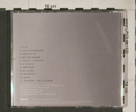 Presley,Lisa Marie: Lights Out,11Tr. Advance Promo, Capitol(), US, 03 - CD5inch - 90226 - 12,50 Euro