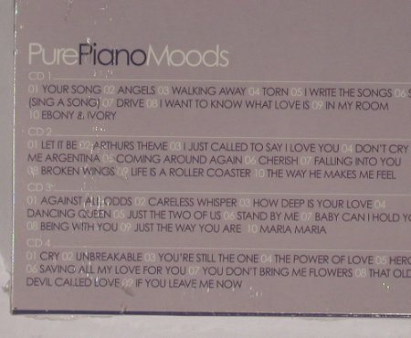 V.A.Pure Piano Moods: 4CDs of sensual arelaxing, FS-New, Beechwood(PURcd06), UK,Boxset, 03 - 4CD - 90414 - 10,00 Euro
