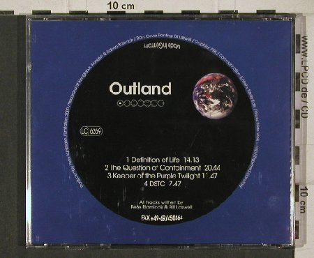 Laswell,Bill & Pete Namlook: Outland 3, PW 37(PW37), D,  - CD - 90536 - 12,50 Euro