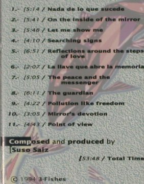 Saiz,Suso: Mirrors Of Pollution, FS-New, 3-Fishes (007), E, 94 Typ: CD Best.-Nr.: 90621 Preis: 11,50 Euro