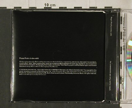 Björk: Pagan Poetry,1 Tr.Promo, One Little, EU, 01 Typ: CD5" Best.-Nr.: 90676 Preis: 10,00 Euro