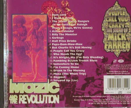Farren,Mick: People Call You Crazy-Story of, Sanctuary, UK,FS-New, 03 Typ: CD Best.-Nr.: 90893 Preis: 10,00 Euro