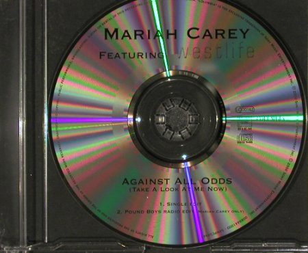 Carey,Mariah f.Westlife: Against all Odds+1,NoBooklet, Columb. (SAMPCS8944), D, 2000 Typ: CD5" Best.-Nr.: 90980 Preis: 3,00 Euro