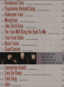 Spring String Quartet: Train Songs, CCn'C Rec.(02022), D, 2002 - CD - 91191 - 10,00 Euro