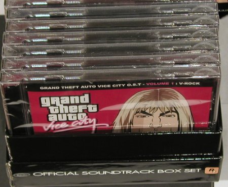 V.A.Grand Theft Auto: Vice City Box Set,CDsFS-New,box vg+, Epic (EXK-87009), US, 02 Typ: 7CD Best.-Nr.: 91224 Preis: 20,00 Euro