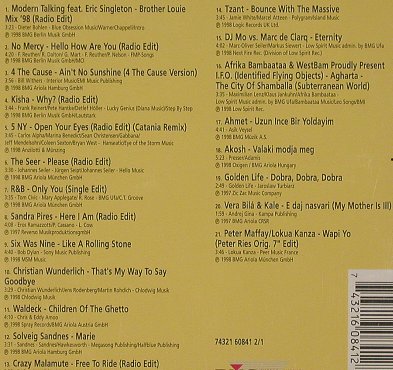 V.A.BMG Beach Club-Hits 1: Schärfen sie ihre Sinne,Promo,Digi, BMG, D, 98 Typ: CD Best.-Nr.: 91264 Preis: 5,00 Euro