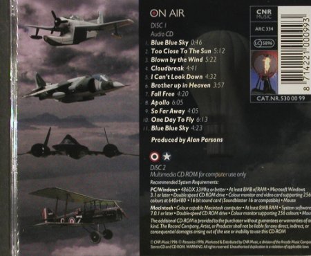 Parsons,Alan: On Air, + Multimedia CD Rom, CNR(ARC 334), , 96 - CD/ROM - 91313 - 12,50 Euro