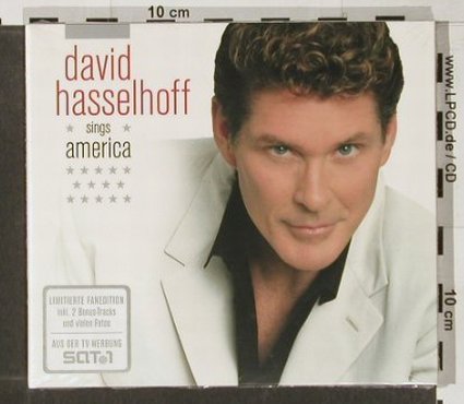 Hasselhoff,David: Sings America,Limited Fan Edition, BMG, D, FS-New, 2004 Typ: CD Best.-Nr.: 91410 Preis: 10,00 Euro