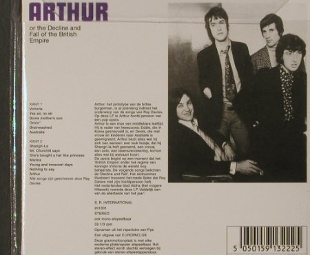 KINKS: Arthur Of The Decline'69,Digi,dutch, Sanctuary(CMTcd322), UK,FS-New, 2001 - CD - 91756 - 10,00 Euro