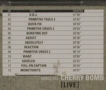 Cherry Bomb: Live, FS-New, N.E.W.S(), , 2001 - CD - 91972 - 10,00 Euro