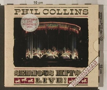 Collins,Phil: Serious Hits...Live,Schuber,Booklet, WEA(), D, 90 - CD - 92150 - 10,00 Euro