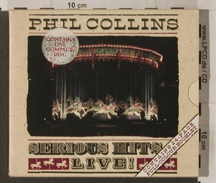 Collins,Phil: Serious Hits...Live,Schuber,Booklet, WEA, D, 90 Typ: CD Best.-Nr.: 92150 Preis: 10,00 Euro