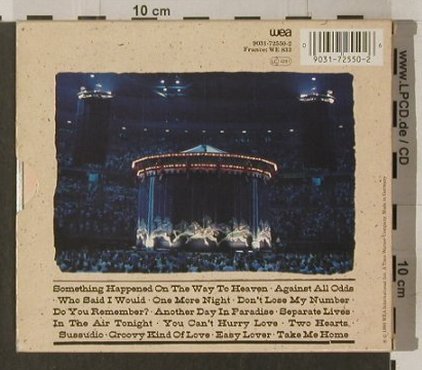 Collins,Phil: Serious Hits...Live,Schuber,Booklet, WEA, D, 90 Typ: CD Best.-Nr.: 92150 Preis: 10,00 Euro