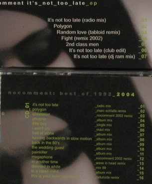 No Comment: Best of 1992-2004, FS-New+CD5", Nanopop/Nova(), D, 2002 - 2CD - 92375 - 14,00 Euro