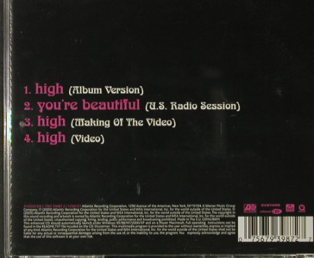 Blunt,James: High *2/You're beautiful,+Video, Atlantic, EU, 2005 Typ: CD5" Best.-Nr.: 92779 Preis: 5,00 Euro