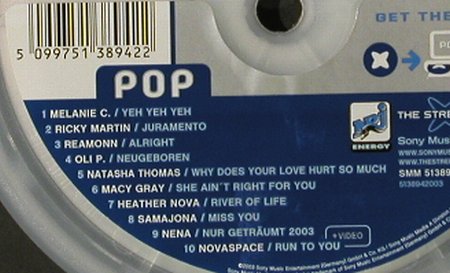 V.A.The Streetbox: Pop, Sony(), , 2003 - CDgx - 92812 - 6,00 Euro