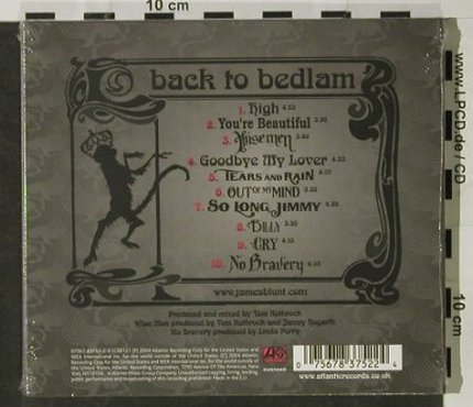 Blunt,James: Back To Bedlam, Digi, FS-New, Atlantic, EU, 2004 Typ: CD Best.-Nr.: 92905 Preis: 11,50 Euro
