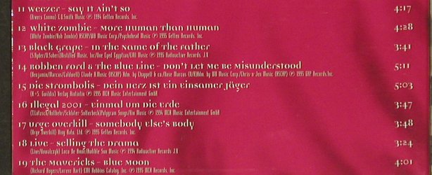 V.A.MCA: 1995-Schwester S. ...Mavericks,Digi, MCA (MCD 33692), D, 1995 Typ: CD Best.-Nr.: 93044 Preis: 5,00 Euro