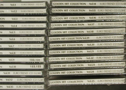 V.A.Golden Hit Collection: Vol.1(1955) ...Vol.25(1980), FS-New, Euro Trend(152.113...198), ,  - CD*25 - 93407 - 40,00 Euro