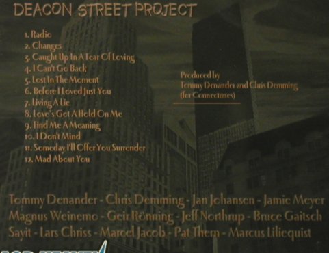 Deacon Street: Project, FS-New, AOR Heaven (00007), EEC, 2004 Typ: CD Best.-Nr.: 93441 Preis: 10,00 Euro