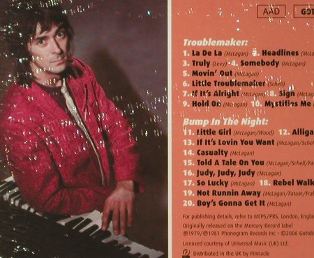 McLagan,Ian: Bump In The Night/Troublem., FS-New, Gott Discs(GOTTcd036), UK, 2006 - 2CD - 93557 - 11,50 Euro