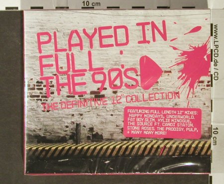 V.A.Played in Full: The 90's, BoxSet, FS-New, Resist, UK, 2006 Typ: 3CD Best.-Nr.: 93902 Preis: 12,50 Euro