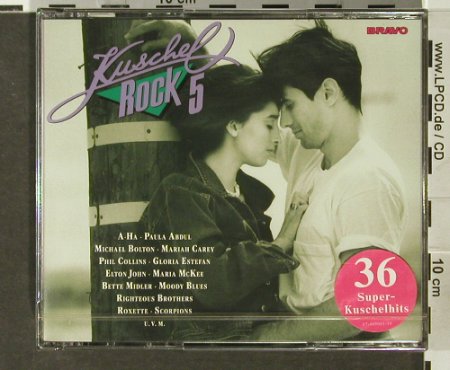 V.A.Kuschelrock 5: 36 Tr.(big jewel case), FS-New, Columbia (469001 2), A, 1991 Typ: 2CD Best.-Nr.: 94034 Preis: 12,50 Euro