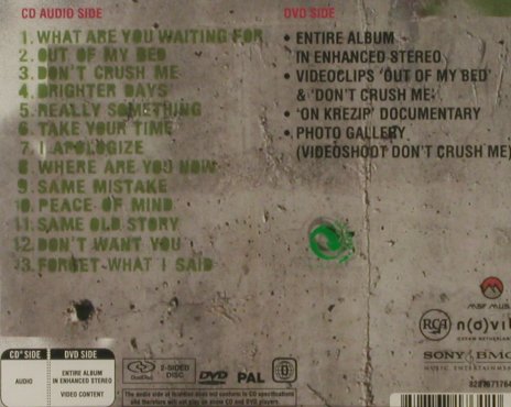 Krezip: What Are You Waiting For,Dualdisc, Sony, EU,FS-new, 2005 Typ: CD Best.-Nr.: 94158 Preis: 10,00 Euro