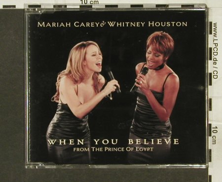 Carey,Mariah & W.Houston: When You Believe*2+2, Columb.(), A, 1998 - CD5inch - 94287 - 4,00 Euro