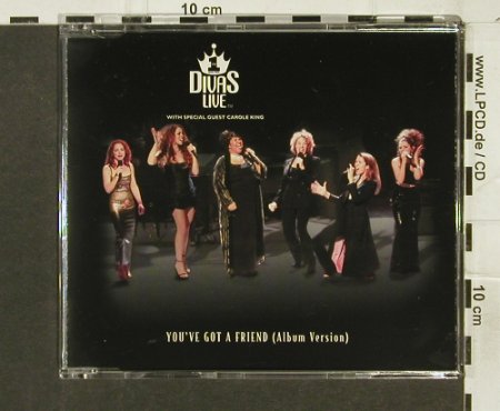 VH1 Divas Live: You've got a friend(AlbumVers.)1Tr., Epic(6288), , 1998 - CD5inch - 94288 - 10,00 Euro