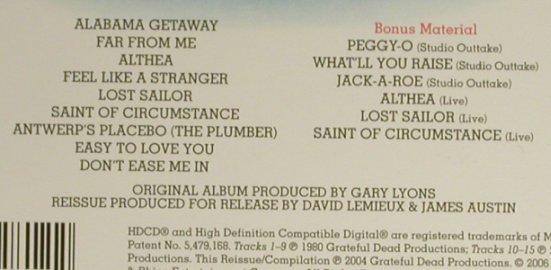 Grateful Dead: Go to Heaven, Digi, Rhino, EU, 2006 Typ: CD Best.-Nr.: 94299 Preis: 11,50 Euro
