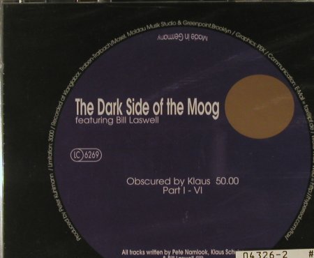 Laswell,Bill /P.Namlook/K.Schulze: The Dark SideOf the Moog VII, PK 08/143, D, FS-New Typ: CD Best.-Nr.: 94869 Preis: 12,50 Euro