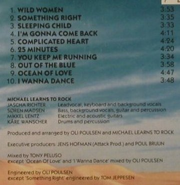 Michael Learns To Rock/ MLTR: Colours, EMI(), NL, 93 - CD - 94943 - 6,00 Euro