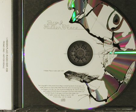 Björk: Hidden Place, Promo 1Tr., Björk, EU, 01 Typ: CD5" Best.-Nr.: 95026 Preis: 5,00 Euro