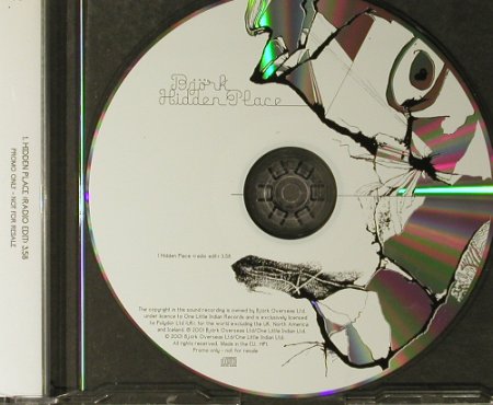 Björk: Hidden Place, Promo 1Tr., Bjrk(), EU, 01 - CD5inch - 95026 - 5,00 Euro