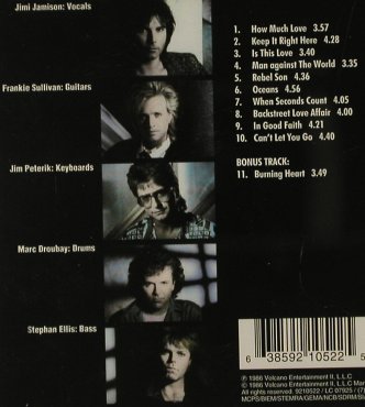 Survivor: When Seconds Count, Volcano (9210522), EU, 1986 Typ: CD Best.-Nr.: 95084 Preis: 11,50 Euro